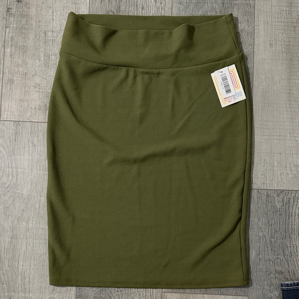 LuLaRoe Olive Pencil Skirt